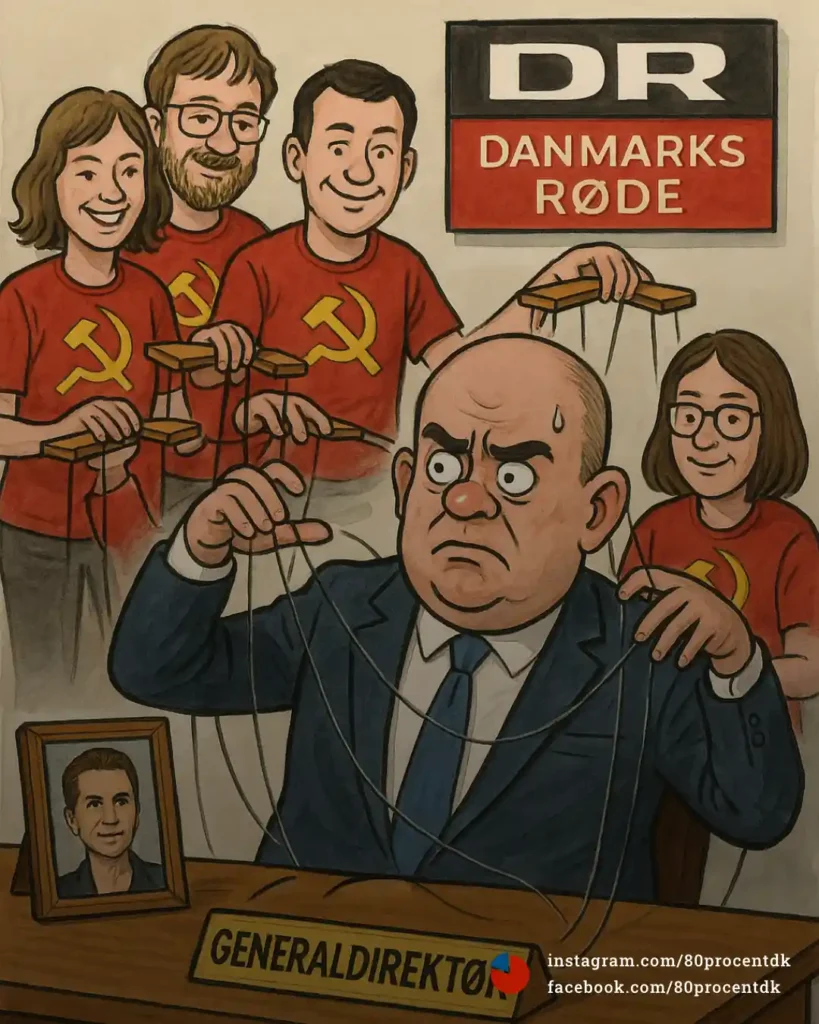Bjarne Corydon - Generaldirektør - Danmarks Radio - Marionetdukke